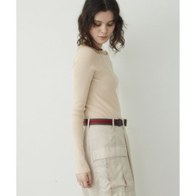 【新品タグ付き】 THE PAUSEオフショルニットプルオーバー Whim Gazette(ウィム ガゼット)の【THE PAUSE】オフショルニット