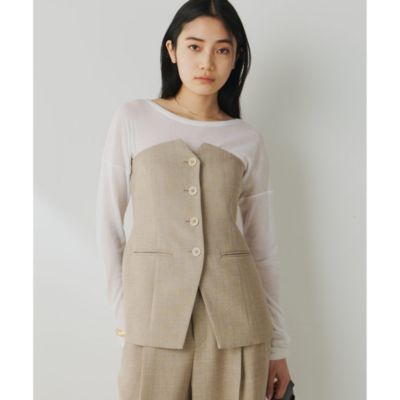 今季購入　新品　Whim Gazette ウィムガゼット　ジュートライクビスチェ Whim Gazette(ウィム ガゼット)のジュートライクビスチェ通販