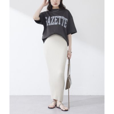Whim Gazette(ウィム ガゼット)のGAZETTEロゴ Tシャツ通販