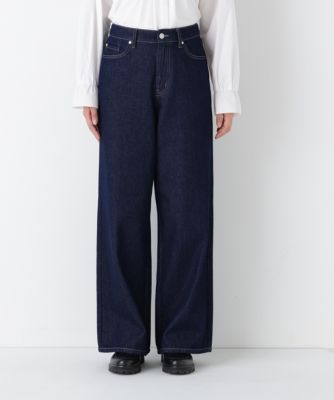 human woman(ヒューマン ウーマン)の◇ソフトデニムセミワイドパンツ