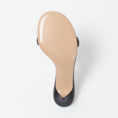 【★日本未入荷★】Gianvito Rossi ☆ ELLE 55ミュール Gianvito Rossi Elle 55 Mules G1512055RIC.GSV-FUNE FUME` BLAC