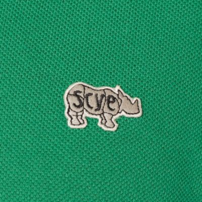 Scye×eclat 【宮崎桃代さん別注】ヘンリーネック ポロシャツ グリーン Scye×eclat(サイ×エクラ)の【宮崎桃代さん別注】ヘンリーネック