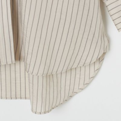 チャーリー⭐︎ Curensology 洗える　ワッシャーストライプシャツ Curensology｜ワッシャーストライプシャツ | Rakuten Fashion