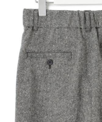 23区 ニジュウサンク ワイド ガウチョ パンツ シルクネップヘリンボーン 23区(ニジュウサンク)のシルクネップヘリンボーン ガウチョ