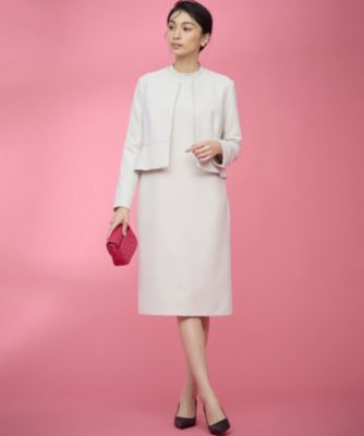 現行品♡未使用 組曲 25SS コンフォータブルドレープ レース襟ワンピースe 組曲 ワンピース コンフォータブルドレープ レース襟ワンピース