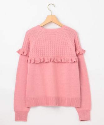 期間限定値下げ☆ロココフリルニット　ベビーピンク J432035_cPK_a001_pm.jpg