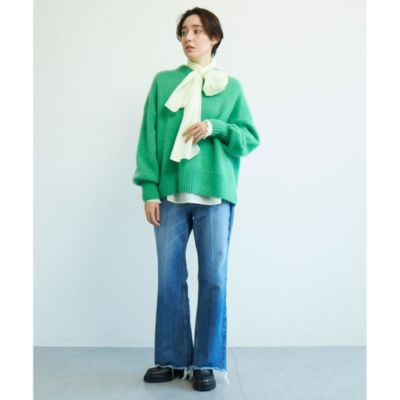 GALLARDAGALANTE ソフトフレアデニムパンツ