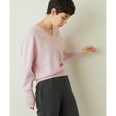Whim Gazette(ウィム ガゼット)のカシミヤVネックプルオーバー通販
