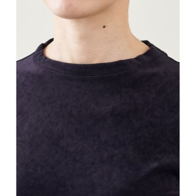 ウィムガゼット　ベロアプルオーバー　ネイビー ベロアプルオーバー（Tシャツ/カットソー）｜Whim Gazette