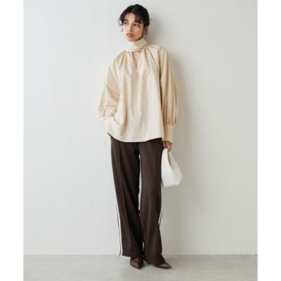 Whim Gazette(ウィム ガゼット)のドルマンボウタイブラウス通販