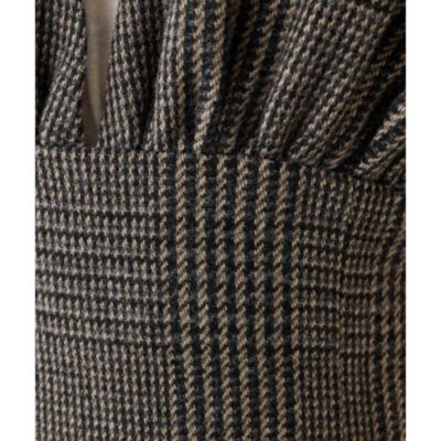 Whim Gazette(ウィム ガゼット)のグレンチェックVジャンスカワンピース