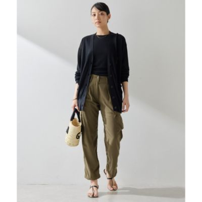 【完売品】ウィムガゼット　シルクリネンリブショートスリーブニット シルクリネンリブショートスリーブニット | Whim Gazette(ウィム