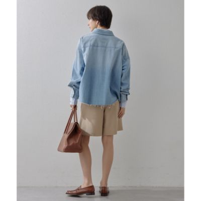ウィムガゼット　タックショートパンツ　ベージュ GEMINI】タックプリーツショートパンツ | Whim Gazette(ウィム