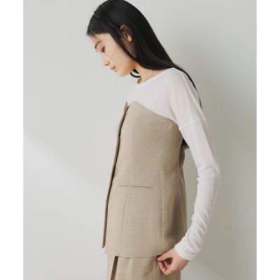 今季購入　新品　Whim Gazette ウィムガゼット　ジュートライクビスチェ Whim Gazette(ウィム ガゼット)のジュートライクビスチェ通販
