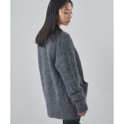 Whim Gazette(ウィム ガゼット)のスーリーアルパカカーディガン通販