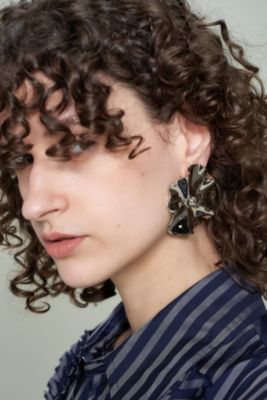 TOGA PULLA Flower motif earrings