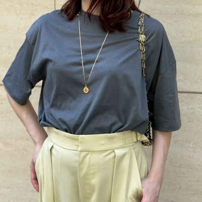 INSCRIRE 25ss Tシャツ　新品未使用 INSCRIRE(アンスクリア)のソフトジャージーTシャツ通販 | mirabella