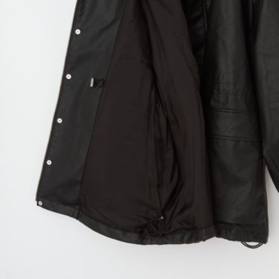 Curensology(カレンソロジー)のヴィンテージフェイクレザーコート通販