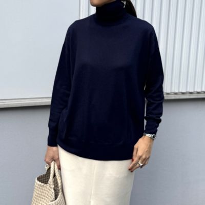 SACRA(サクラ)のエクストラファインメリノタートルニット通販