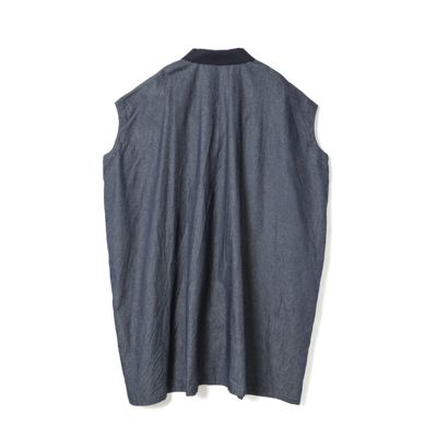 mizuiro ind(ミズイロインド)のワイドデニムシャツワンピース通販