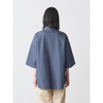 MidiUmi(ミディウミ)のビッグポケット デニムシャツ通販 | 集英社HAPPY 