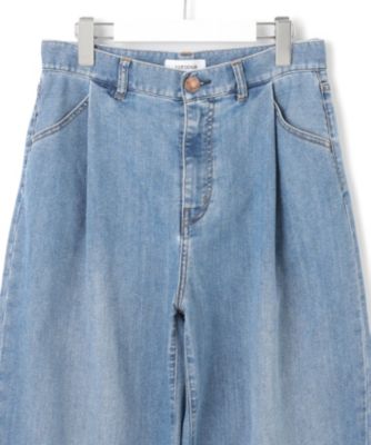 23区DENIM サマー タック ワイド パンツ Oggi6月号掲載/接触冷感】23区DENIM サマー タック ワイド