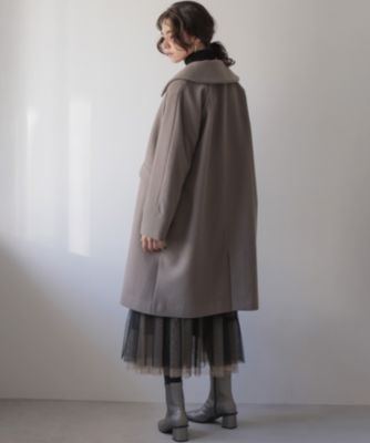 組曲(クミキョク)のウールモッサステンカラー コート通販 | 集英社