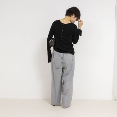 NOLLEY'S(ノーリーズ)のカシミヤシルクヘンリー2WAYプルオーバー
