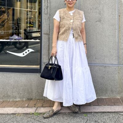 NOLLEY'S sophi(ノーリーズソフィー)の《手洗い可能》ビックボタン起毛