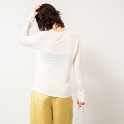 NOLLEY'S(ノーリーズ)のMY STANDARD ウォッシャブルリブカーディガン