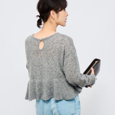 NOLLEY'S(ノーリーズ)の2WAYラメモヘヤラッフルプルオーバー通販