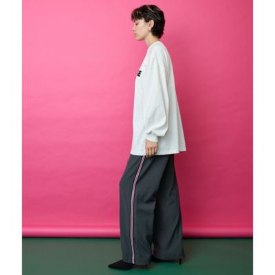 2024年モデル✨ウィムガゼット　サイドラインパンツ　チノパン　ベージュ サイドラインパンツ | Whim Gazette(ウィム ガゼット)レディース