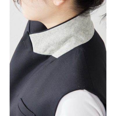 【美品】 Whim Gazette/ウィム ガゼット/ペプラムジレ Whim Gazette(ウィム ガゼット)のペプラムダンボールジレ通販