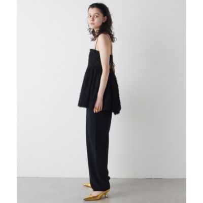 Whim Gazette(ウィム ガゼット)のカットジャガードキャミブラウス通販