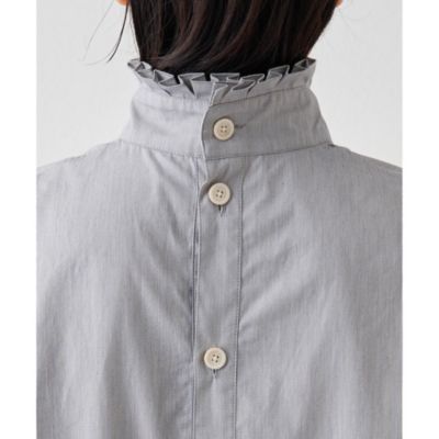 【専用です】Whim Gazette ウィムガゼット ハイネックフリルブラウス Whim Gazette(ウィム ガゼット)のハイネックフリルブラウス通販