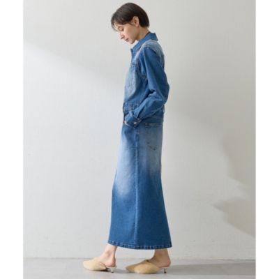 Whim Gazette(ウィム ガゼット)のストレッチデニムワンピース通販