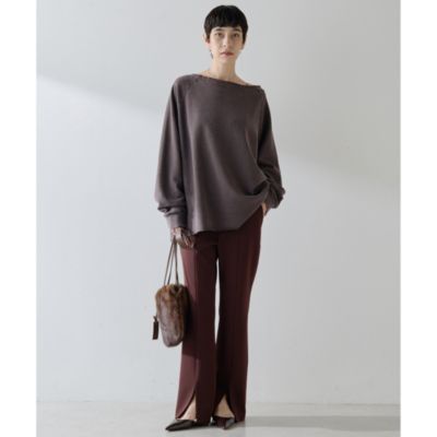Whim Gazette(ウィム ガゼット)のオフショル裏毛プルオーバー通販