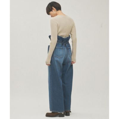Whim Gazette(ウィム ガゼット)のRAW SILKレースアッププルオーバー