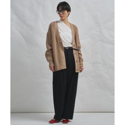 Whim Gazette(ウィム ガゼット)の【GEMINI】片畔カーディガン通販