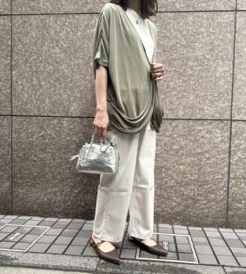 SLOANE×eclat(スローン×エクラ)の【宮崎桃代さん別注】タックポケット