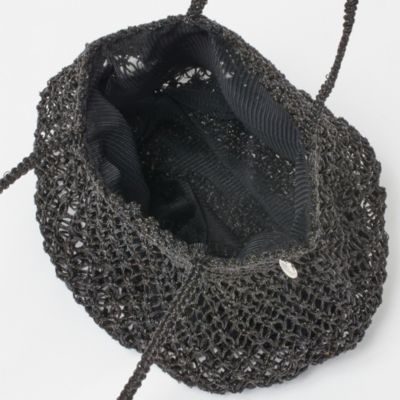 ⭐︎専用⭐︎ ヌキテパ　マクラメ　クロシェ　バック　現行品 Metallic Macrame Sacoche Bag | Pasand by ne Quittez pas