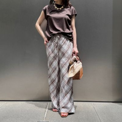 greed international パンツ Sienna Glow Check Pants｜Greed International Official Online