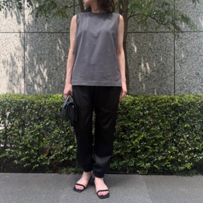 今季新品)HAUNT麻ノースリーブ SLOANE×eclat(スローン×エクラ)の【坪田あさみさん別注】ソフト