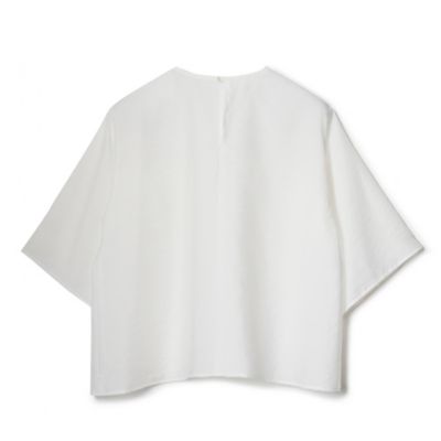 E by eclat(イーバイエクラ)のシアーピンタックTブラウス通販