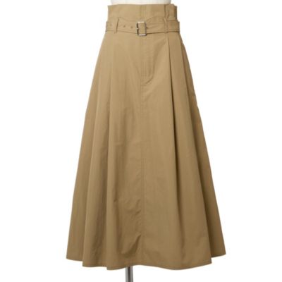 CINOH(チノ)の【宮崎桃代さんセレクト】タックベルトスカート通販