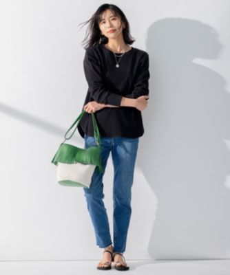 23区(ニジュウサンク)の【SLOW/洗える】SLOW DENIM タイトストレート