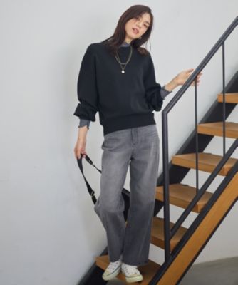 Anne　ニット　グレー　1サイズ ANY(エニィ)のスウェットライクニット通販 | 集英社HAPPY PLUS STORE