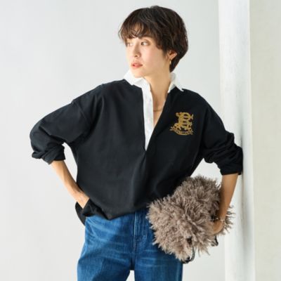 nolley's/Rie Miller ビッグシルエットラガーシャツ Rie Miller(リエミラー)のビッグシルエットラガーシャツ通販