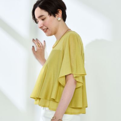 NOLLEY'S sophi シアーティアードプルオーバーニット NOLLEY'S｜シアーティアードプルオーバーニット | Rakuten