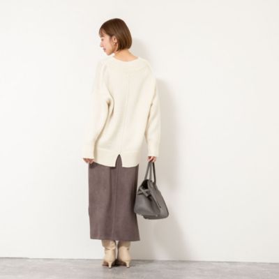 NOLLEY'S sophi(ノーリーズソフィー)のブライト紡毛Vネックプル